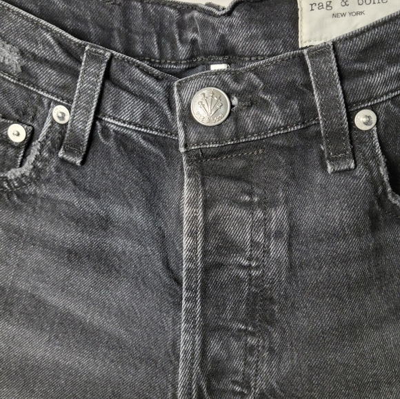 Rag & Bone Vintage Cut-Off Distressed Denim Shorts Size 27 - Picture 4 of 13